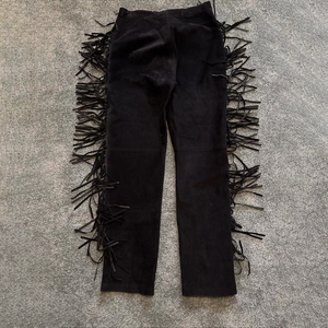Exclusive Leather Suede Fringe Cowgirl <b>Chaps</b> Customized Colors Motorcycle Leather and Horse <b>Riding</b> Fringes <b>Chaps</b> - Product Image 6