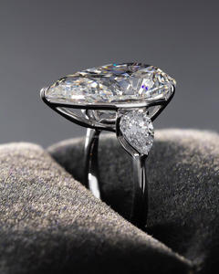 Anillo de Compromiso/Boda Vintage de Oro Amarillo de 14k con Diamante Cultivado en Laboratorio IGI/GIA, Unisex, Oro Blanco Fino para Aniversario, Ideal para Fiestas - Product Image 2