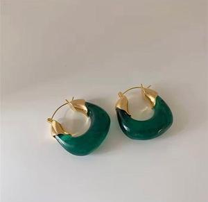 Luxury Islamic Resin <b>Drop</b> Earrings Handmade Designer Epoxy Lightweight Fashion Accessories Gift for Women - Product Image 6