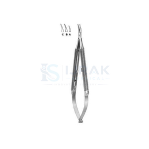 ที่จับเข็มผ่าตัดแบบมีลาย ยี่ห้อ Barraquer รุ่น Troutman ทำจากเหล็กกล้า - Product Image 4