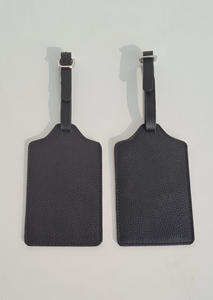 Étiquette de bagage en cuir PU pour hommes et femmes avec sac à rabat de confidentialité Pièces et accessoires - Product Image 4
