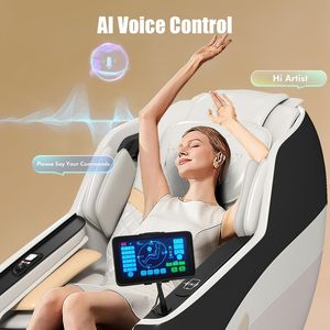 Fauteuil de massage professionnel de luxe pour entrepôt, électrique, à bascule, zéro gravité, shiatsu, confortable, pour le corps - Product Image 3