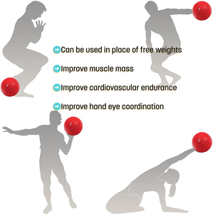 Venta al por Mayor de Fábrica: Balones Medicinales Personalizados de Alta Calidad con Logotipo, de Goma y con Peso para Gimnasio - Product Image 6