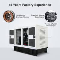 100 KVA Geräuscharmer Dieselgenerator Angetrieben 80 kW Schalldichter Generator 100 kW mit ATS für Industrielle Nutzung