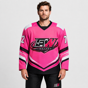 Maillot de hockey sur glace léger, conçu pour un confort maximal, une durabilité et une mobilité flexible lors de chaque match. - Product Image 1