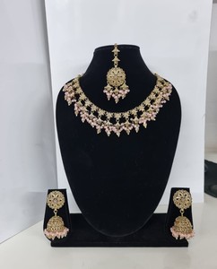 2026 Trendy Exquisite Zircon Jewelry Set 4 Piece Traditional <b>Wedding</b> & Party Set Wholesale Indian Ethnic Bridal <b>Accessories</b> - Product Image 1