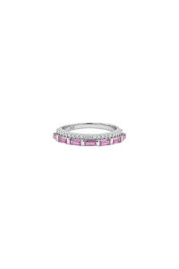 Anillo de Zafiro y Diamantes Múltiples en Plata de Ley 92.5 KLSR-11782 - Product Image 5