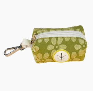 <b>Spring</b> Summer Flower Design Portable Poop Bag Dispenser for Dog Walking Eco-Friendly Refillable Dog Waste Bag Holder - Product Image 1