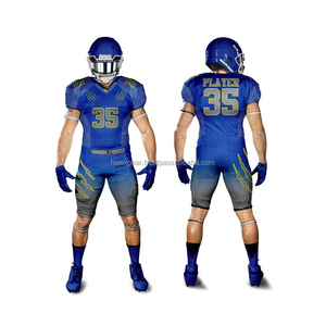 Maillot de football personnalisé de haute qualité pour hommes Vêtements de football américain respirants Ensembles en gros bon marché Uniformes de toutes les équipes à vendre - Product Image 1