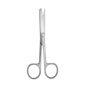 Tijeras Quirúrgicas Dentales de Corte Regular Recto de 120 mm, Acero Inoxidable, Instrumento Manual de Punta Ciega, Juego de Instrumentos de Alta Calidad - Product Image 1