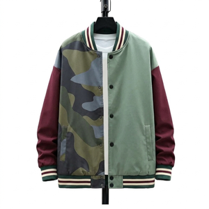 Wholesale <b>Men</b> Sublimated <b>varsity</b> <b>Jackets</b> OEM Custom Logo Long Sleeves Casual <b>Bomber</b> <b>Jacket</b> <b>Men</b> For <b>Men</b> Top Selling <b>Varsity</b> - Product Image 4