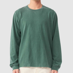 Men's Casual Sports <b>Long</b> Sleeve Pullover Crewneck <b>T</b>-<b>Shirt</b> Basic Full Longsleeve <b>Shirt</b> with Breathable Feature - Product Image 3