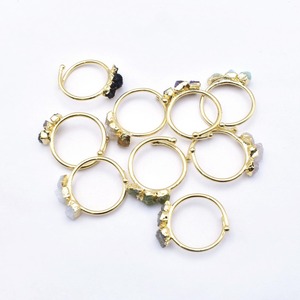 Handmade Raw <b>Citrine</b> <b>Ring</b> – Gold Electroplated Adjustable Statement <b>Ring</b> - Product Image 2