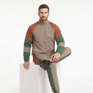 Wholesale Custom Printed Vintage Breathable 2-in-1 <b>Jacket</b> Hoodies Jogger Sets <b>Reflective</b> Nylon Tech Training Jogging Windbreaker - Product Image 4