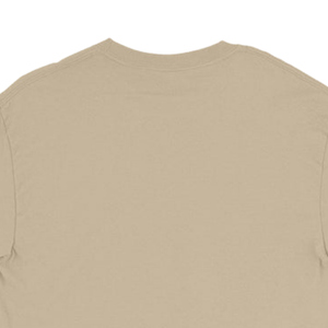 T-shirt unisexe à manches longues kaki avec broderie graphique, col rond, décontracté, en mélange de coton, pour un usage quotidien et une mode décontractée - Product Image 5
