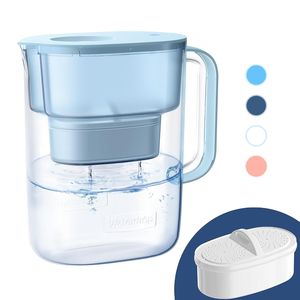 Caraffa Filtrante per Acqua Certificata NSF da 10 Tazze, Lunga Durata 200 Galloni, 5 Volte Più Lunga della Vita Utile, 1 Filtro, Design Neozelandese - Product Image 1