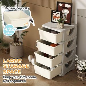 Clothes & Toy Cubby Storage Plastic Drawers & Carts Multi-Purpose Storage Solution - Product Image 1