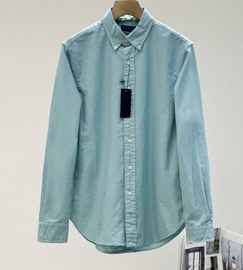 Chemises décontractées pour hommes à manches longues, coupe ajustée, en tissu tricoté respirant, 100 % coton, infroissables, confortables pour l'automne - Product Image 5