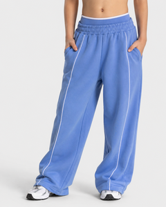 Custom Kids Azure BLue Tracksuit OEM ODM Kids Boys Fleece Tracksuit Boys Pullover Hoodie Jogger <b>Set</b> Kids Streetwear Tracksuit - Product Image 4