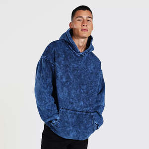 Sudadera con Capucha de Alta Calidad, Superventas, Lavada al Ácido, Personalizada para Hombre, Ecológica, 100% Algodón, Estilo Urbano - Product Image 2