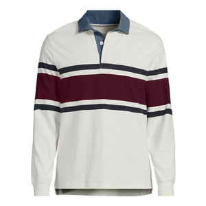 Chemise de sport en jersey respirant et écologique à manches longues pour homme, 100% coton, disponible dans toutes les couleurs - Product Image 1