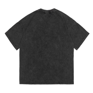 เสื้อยืดโอเวอร์ไซส์ผ้าคอตตอนหนานุ่ม สไตล์วินเทจ ล้างสีแล้ว พิมพ์ลายกราฟิกแบบกอธิค ทรงหลวม ใส่ได้ทั้งชายและหญิง แฟชั่นสตรีทแวร์แนวอเมริกัน - Product Image 4