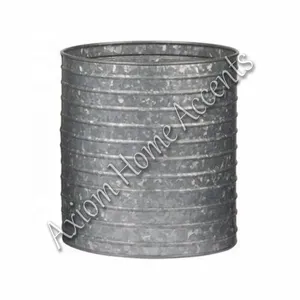 Ensemble de jardinières en métal contemporain pour plantes d'intérieur, décoration élégante pour la maison et le bureau, pots de fleurs décoratifs pour petits espaces - Product Image 6