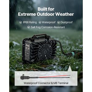 Caricabatterie al Litio 48V 18A Impermeabile con Indicatore LED, Caricatore Intelligente con Attivazione AC-DC 58.4V 0V per LiFePO4 - Product Image 6