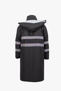 Manteau long imperméable réfléchissant écologique léger pour homme et femme, capuche, vêtements de travail de sécurité, camping en plein air, imperméable - Product Image 5