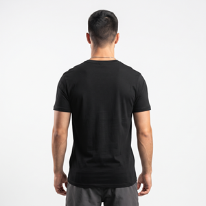 Camiseta de Cuello en V para Hombre, de Algodón Grueso y Transpirable, Corte Regular, Lisa, Ropa con Estampado Personalizado para Uso Diario - Product Image 3