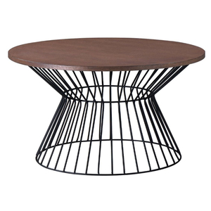 Fancy Wooden Top Metal Frame Coffee <b>Table</b> Natural Finished For Home Living Room Decorative Furniture <b>Side</b> <b>Table</b> Handmade - Product Image 3