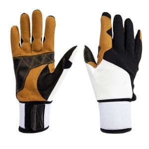 Nouveauté, gants de baseball professionnels durables en cuir pour sports de plein air, gants à doigts entiers compatibles avec les écrans tactiles, taille adulte - Product Image 1
