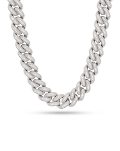 RAHA EXPORT Collier Chaîne Géométrique Hiphop en Argent 925 de Luxe avec Moissanite Taille Baguette RJ440 Unisexe pour Usage Quotidien - Product Image 3