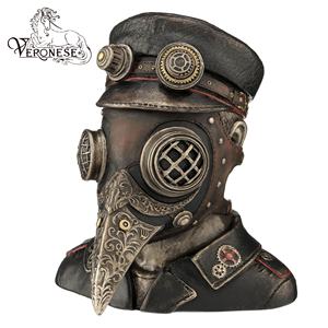 Caja Decorativa con Figura de Médico de la Peste Estilo Steampunk Europeo de Lujo, Diseño VERONESE, Pintada a Mano, Artesanía de Resina para Decoración del Hogar - Product Image 1