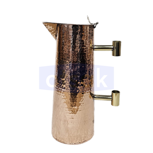Jarra Tradicional Clásica Ecológica de Cobre Puro con Asa para Hidratación Diaria, Bienestar y Cenas Elegantes - Product Image 3