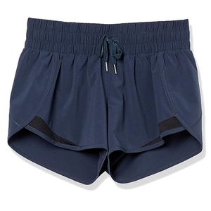 Hot Selling Women’s Shorts High <b>Waist</b> Skinny Fit Breathable Casual Summer Gym Shorts <b>Elastic</b> <b>Waist</b> Design - Product Image 1