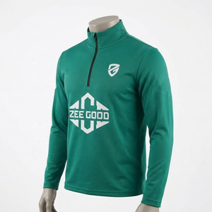 Veste imperméable en toile polaire pour homme, coupe-vent à col zippé, avec capuche, idéale pour le cyclisme et les activités de plein air – Vente en gros - Product Image 2