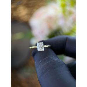 Premium 925 Sterling Silver <b>Diamond</b> <b>Ring</b> with Polished Finish for Engagement Wedding Anniversary and Everyday Fashion Jewelry - Product Image 1