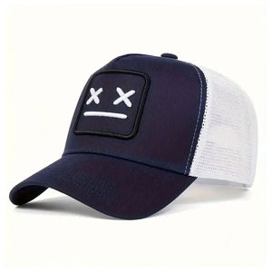 Proveedor Pakistaní 2026 Gorra Trucker Negra Personalizada de Calidad a Bajo Precio, Gorras de Béisbol con Logotipo Bordado Personalizado, Lona Transpirable e Impermeable - Product Image 3