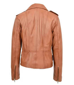 Chaqueta de Motociclista para Mujer, de Moda, Calidad Premium, con Logotipo Personalizado Impreso, Transpirable, Impermeable y Resistente al Viento, de Cuero - Product Image 2