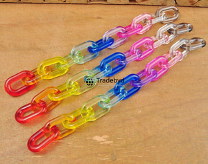 สร้อยคอเรซิ่นเก๋ไก๋ งานแฮนด์เมด สีสันสดใส ทันสมัย น้ำหนักเบา ทนทาน เครื่องประดับแฟชั่นสำหรับผู้หญิง สาวๆ Tradebyd - Product Image 3