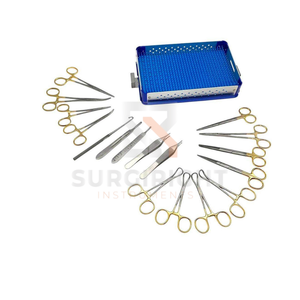 ชุดเครื่องมือผ่าตัดสัตว์แบบสเตนเลสสตีลชุบทอง TC สำหรับทำหมัน ยี่ห้อ Blush Surgical ได้รับการรับรองมาตรฐาน CE ระดับ Class I - Product Image 6