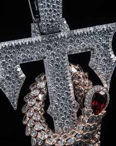 Customized Hiphop Style <b>Inflatable</b> Boy Cartoon Charm Pendant Pure Moissanite Silver Character Model Light Party Decoration Gift - Product Image 4