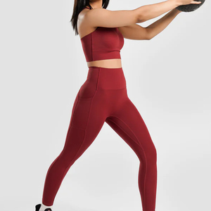 Ropa Deportiva para Gimnasio, Pantalones de Yoga para Mujer, Leggings 2026 con Logotipo Personalizado, Cintura Alta, Elásticos en 4 Direcciones, Transpirables, para Entrenamiento - Product Image 2