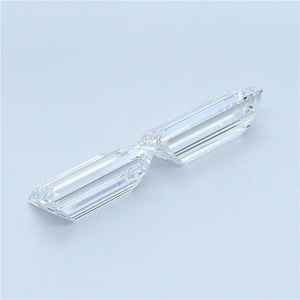 เพชรทรงบาแกตต์ CVD แล็บโกรว์ ขนาด 0.50 ถึง 2.01 กะรัต คู่จับคู่กัน ขัดเงาด้วยมือในอินเดีย สำหรับทำเครื่องประดับ - Product Image 3