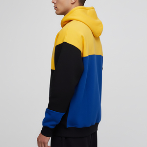 OEM/ODM Sweat-shirts pour hommes en molleton 100% coton de haute qualité, 550 grammes, coupe ample, épaules tombantes, couleur unie, hiver, logo brodé personnalisé - Product Image 6