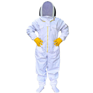 Combinaison d'apiculture ultra-ventilée avec voile de protection, fermeture éclair de qualité supérieure, combinaison de protection pour apiculteur avec gants, vente en gros OEM - Product Image 2