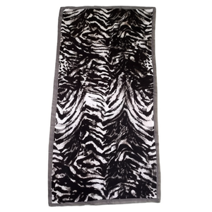 Sciarpa Lunga FULAR con Motivo Leopardato Completo in Broccato 90x180cm - Product Image 1