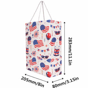 Bolsas de Regalo de Papel Impresas Personalizadas con Asas de Cuerda, Bolsas de Compras de Lujo para Minoristas y Promociones, Venta al Por Mayor - Product Image 6