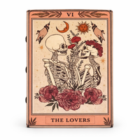 NOUVEAU CARNET GOTHIQUE EN CUIR VINTAGE NEW ERA – LIVRE DE SORTILÈGES, CAHIER DE TAROT IMPRIMÉ UV, GRIMOIRE, CAHIER À RELIURE COUSSINÉE, 100 FEUILLES – CADEAU D'Halloween